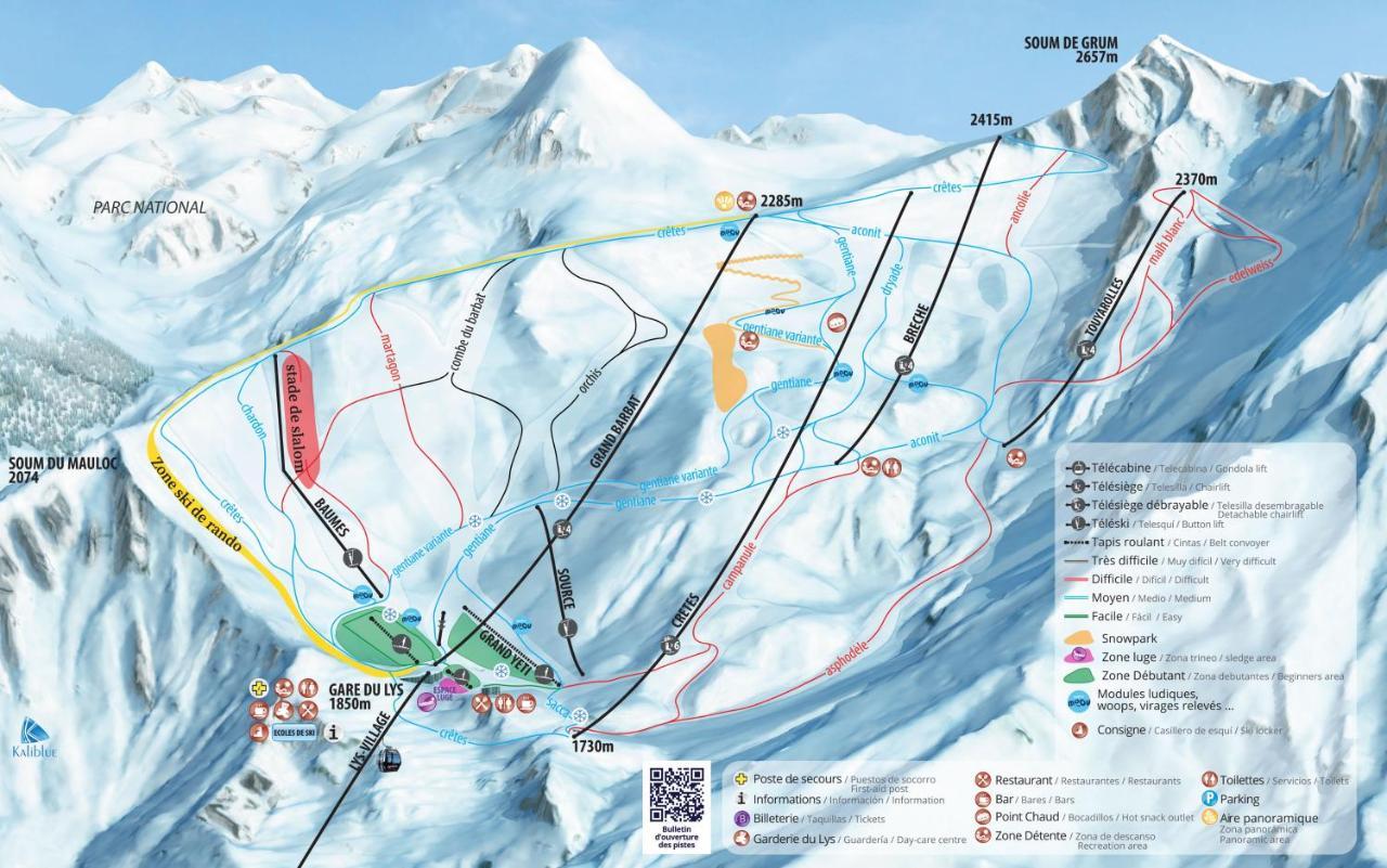 Le Central Studio Mezzanine Cauterets Dış mekan fotoğraf